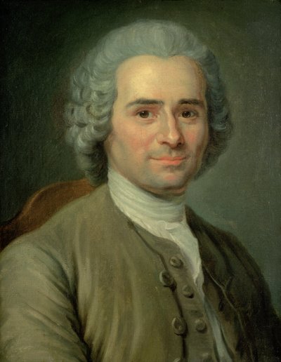 Jean-Jacques Rousseau (1712-78) von Maurice Quentin de La Tour